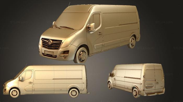 Vehicles (Vauxhall Movano L3H2 Van 2020, CARS_3836) 3D models for cnc
