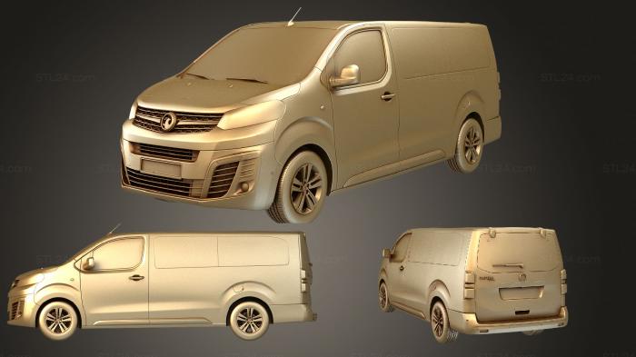 Автомобили и транспорт (Vauxhall zafira life l3 2019, CARS_3853) 3D модель для ЧПУ станка