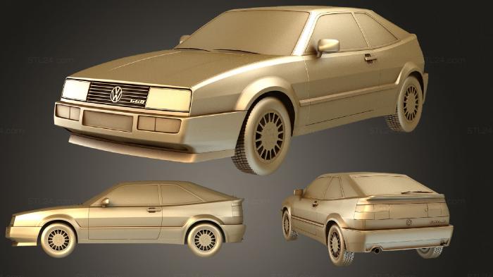 Vehicles (Volkswagen Corrado G60 1988, CARS_3894) 3D models for cnc