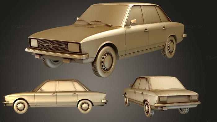 Автомобили и транспорт (Volkswagen K70 (Typ48) 1971, CARS_3915) 3D модель для ЧПУ станка