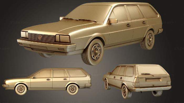 Vehicles (Volkswagen Passat B2 variant 1980, CARS_3921) 3D models for cnc