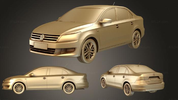 Vehicles (Volkswagen Santana 2014 set, CARS_3932) 3D models for cnc