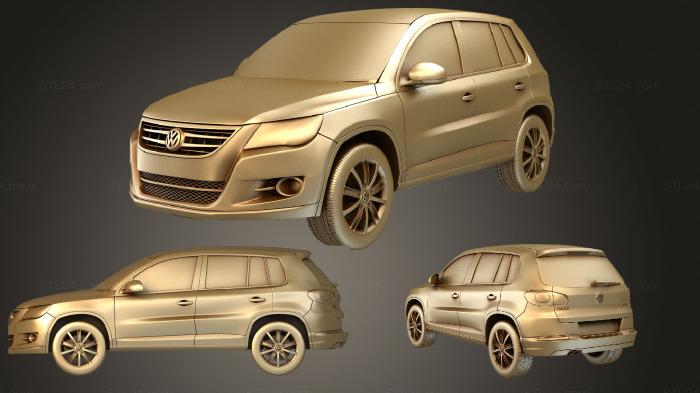 Vehicles (Volkswagen Tiguan 2010, CARS_3938) 3D models for cnc