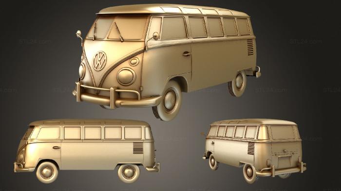 Vehicles (Volkswagen Transporter T1 1950, CARS_3944) 3D models for cnc