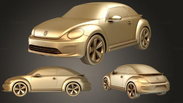 Автомобили и транспорт (Volkswagen E Bugster 2020, CARS_3963) 3D модель для ЧПУ станка