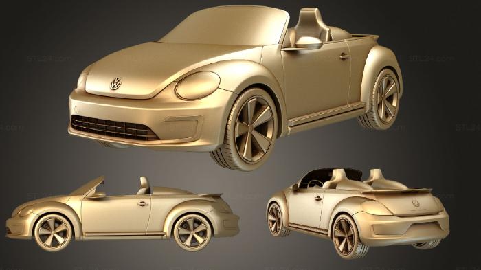 Автомобили и транспорт (Volkswagen E Bugster Speedster 2020, CARS_3964) 3D модель для ЧПУ станка