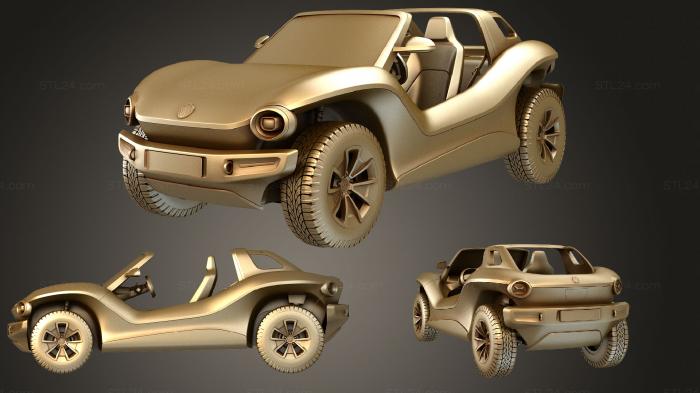 Автомобили и транспорт (Volkswagen ID Багги 2020, CARS_3973) 3D модель для ЧПУ станка