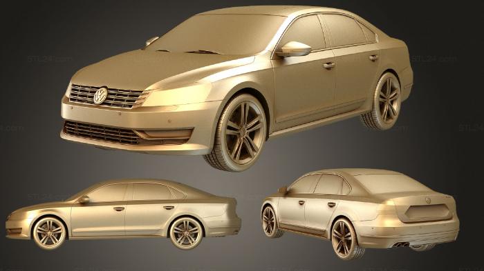 Автомобили и транспорт (Volkswagen passat Китай nms 2016, CARS_3976) 3D модель для ЧПУ станка