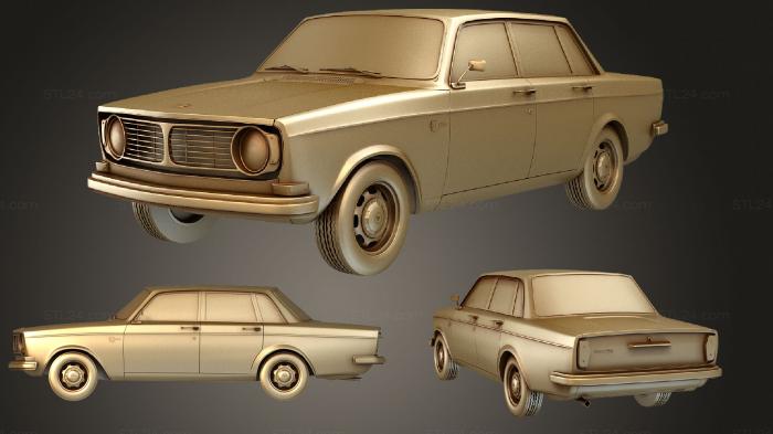 Vehicles (Volvo 144 sedan 1967, CARS_3992) 3D models for cnc