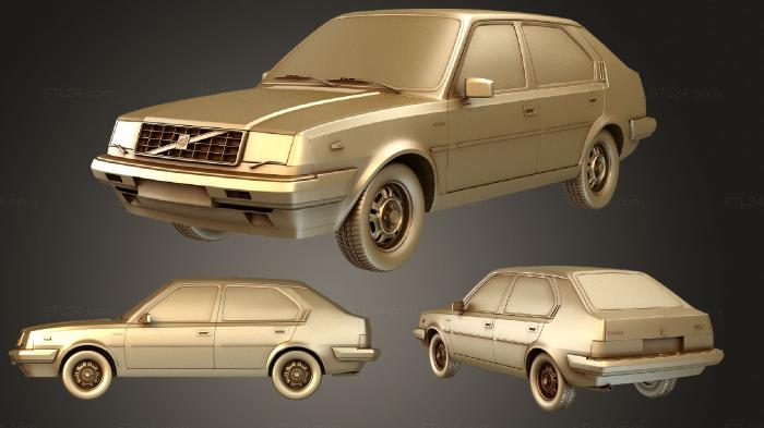 Автомобили и транспорт (Volvo 345 5 дверный 1980, CARS_3997) 3D модель для ЧПУ станка