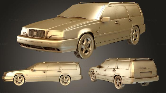 Автомобили и транспорт (Вольво 850 универсал 1992, CARS_4002) 3D модель для ЧПУ станка