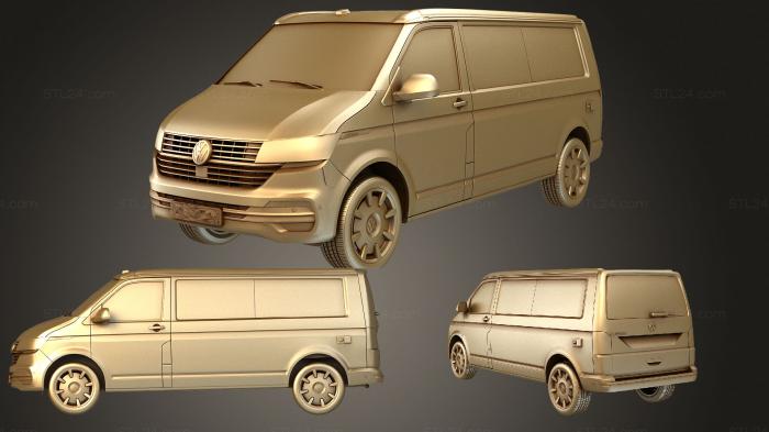 Автомобили и транспорт (VW California T6 1 2020 LWB, CARS_4032) 3D модель для ЧПУ станка