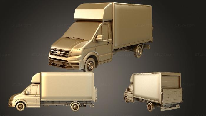 Автомобили и транспорт (Задний подъемник vw crafter luton 2021, CARS_4035) 3D модель для ЧПУ станка