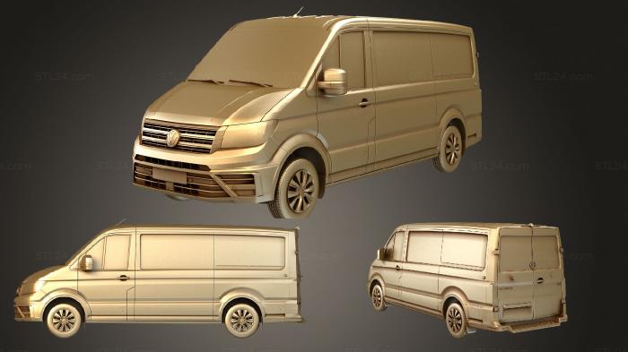 Vehicles (WV Crafter Van L2H1 2018, CARS_4064) 3D models for cnc