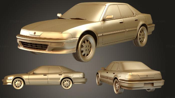 Автомобили и транспорт (Acura Integra (Mk2) седан 1990 года выпуска, CARS_4094) 3D модель для ЧПУ станка