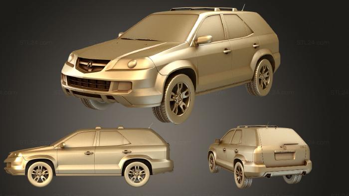 Автомобили и транспорт (Acura MDX (Mk1f) 2003, CARS_4095) 3D модель для ЧПУ станка