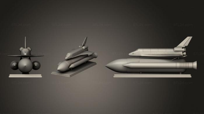 Автомобили и транспорт (Стол для космического корабля Дискавери, CARS_4164) 3D модель для ЧПУ станка