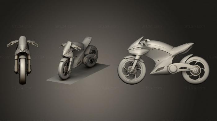 Автомобили и транспорт ( Концепт спортивного Велосипеда, CARS_4181) 3D модель для ЧПУ станка