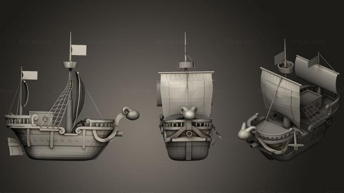 Vehicles (Going Merry, CARS_4185) 3D models for cnc