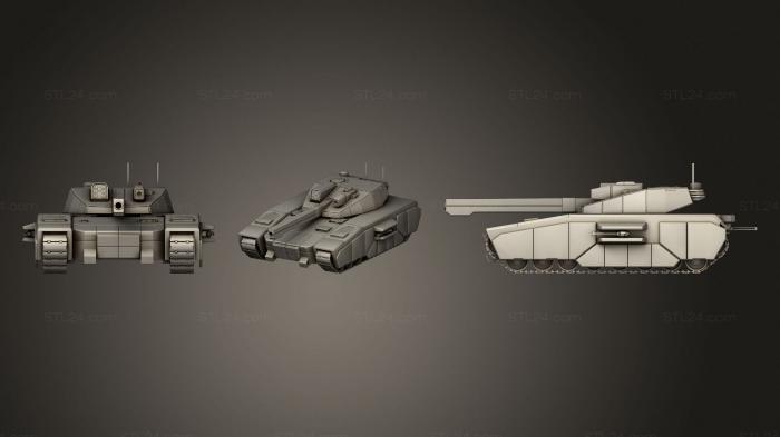 Vehicles (GURTELTIER MBT C3 M, CARS_4186) 3D models for cnc