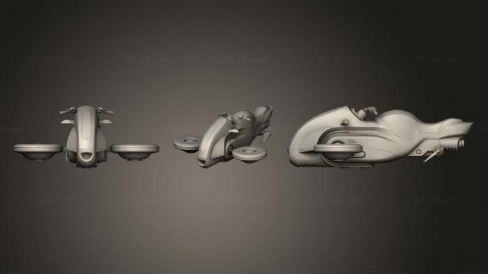 Vehicles (Hoverbike, CARS_4189) 3D models for cnc