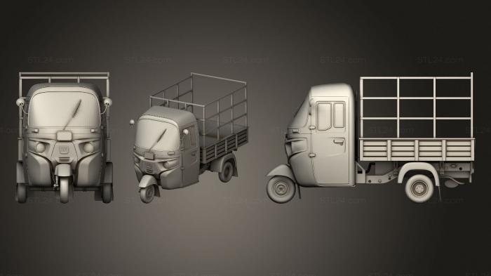 Vehicles (Pickup Mini Truck Carrier, CARS_4215) 3D models for cnc