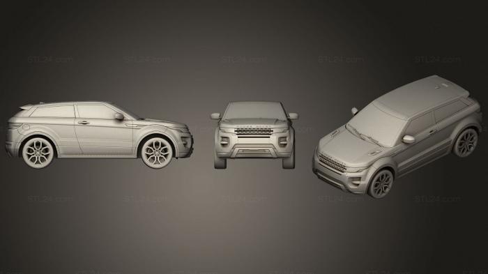Автомобили и транспорт (Range Rover Evoque, CARS_4223) 3D модель для ЧПУ станка