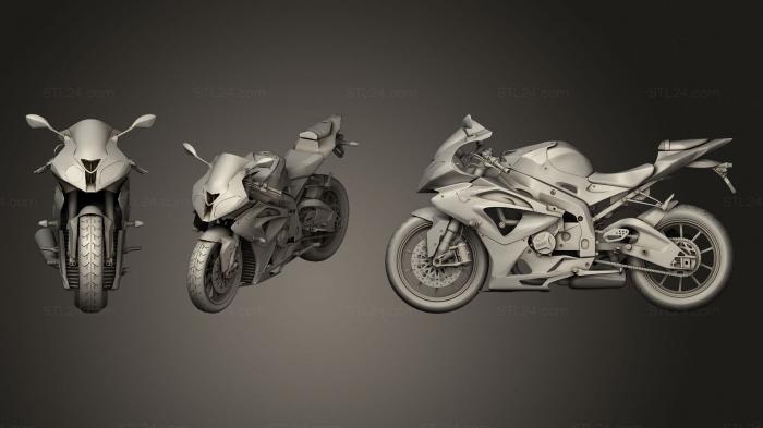 Автомобили и транспорт (Спортивный Велосипед Гоночный Мотоцикл, CARS_4231) 3D модель для ЧПУ станка