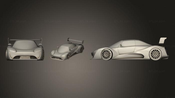 Автомобили и транспорт (Система Суперкара, CARS_4240) 3D модель для ЧПУ станка