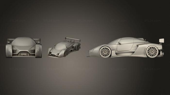 Автомобили и транспорт (Суперкар 500, CARS_4241) 3D модель для ЧПУ станка