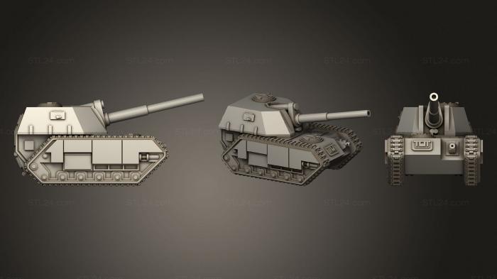 Автомобили и транспорт (Крошечная Танковая Артиллерия, CARS_4247) 3D модель для ЧПУ станка