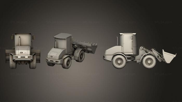 Vehicles (Wheel Loader 2, CARS_4263) 3D models for cnc
