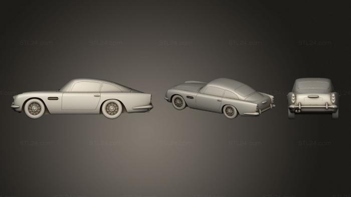 Автомобили и транспорт (Aston Martin DB5, CARS_4274) 3D модель для ЧПУ станка