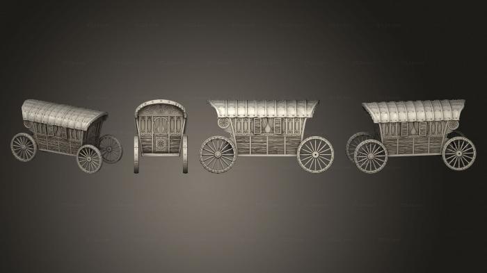 Автомобили и транспорт (Караван, CARS_4315) 3D модель для ЧПУ станка