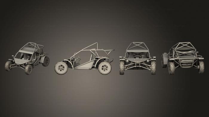 Автомобили и транспорт (Чеченский багги, CARS_4316) 3D модель для ЧПУ станка
