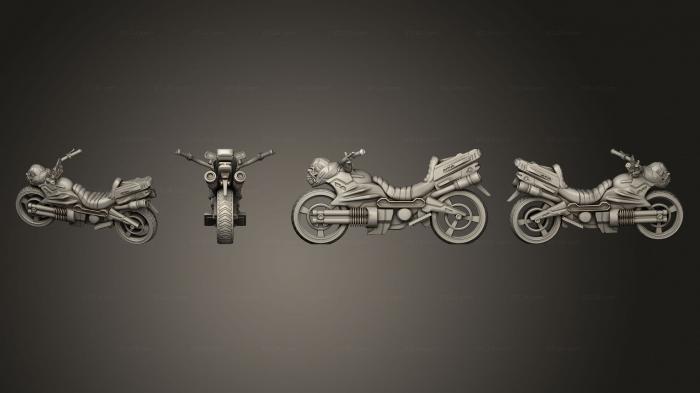Vehicles (cyberbike thug no rider, CARS_4325) 3D models for cnc