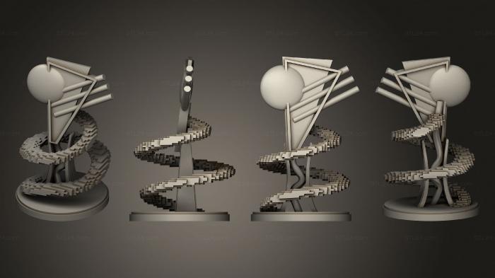 Автомобили и транспорт (Киберпанковское ретро-произведение искусства 3, CARS_4356) 3D модель для ЧПУ станка