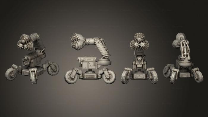 Vehicles (Driller Drone No Supports, CARS_4367) 3D models for cnc