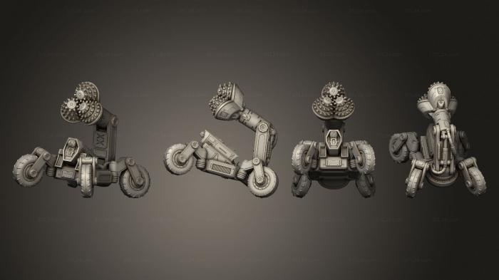Vehicles (Driller Drone Solid, CARS_4368) 3D models for cnc