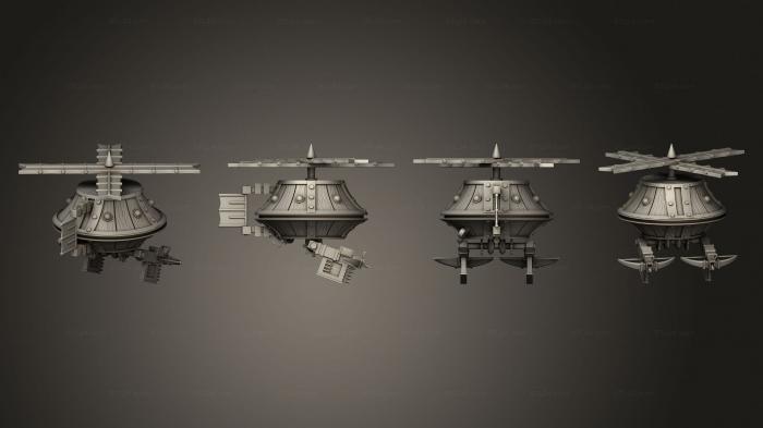 Vehicles (DV Drones 1 Crossbows, CARS_4371) 3D models for cnc