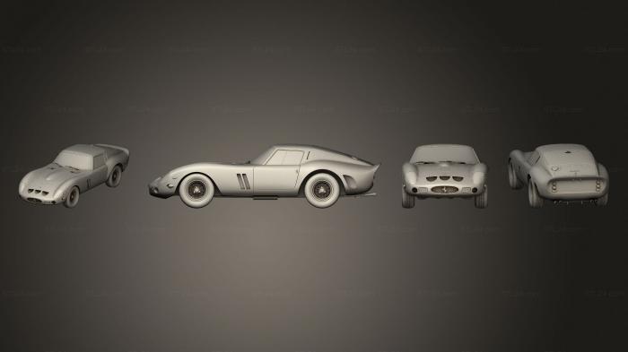 Vehicles (Ferrari 250 GTO Series I 1962 01, CARS_4384) 3D models for cnc