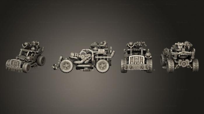 Vehicles (greenskins fastfood buggie, CARS_4410) 3D models for cnc