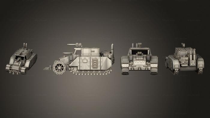 Автомобили и транспорт (Сборный Оружейный Фургон, CARS_4422) 3D модель для ЧПУ станка