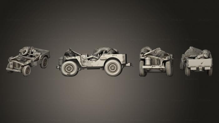 Vehicles (jeep detruite, CARS_4436) 3D models for cnc