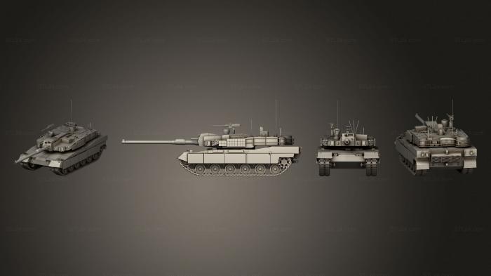 Vehicles (K 2 Black Panther Korea Tank, CARS_4444) 3D models for cnc
