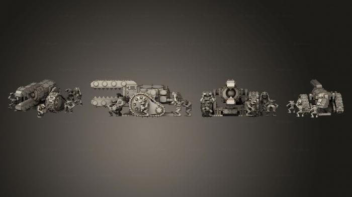 Автомобили и транспорт (Меканизированный пистолет E, CARS_4466) 3D модель для ЧПУ станка