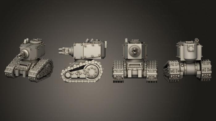 Vehicles (Mini tank C A Assault Gun 002, CARS_4477) 3D models for cnc