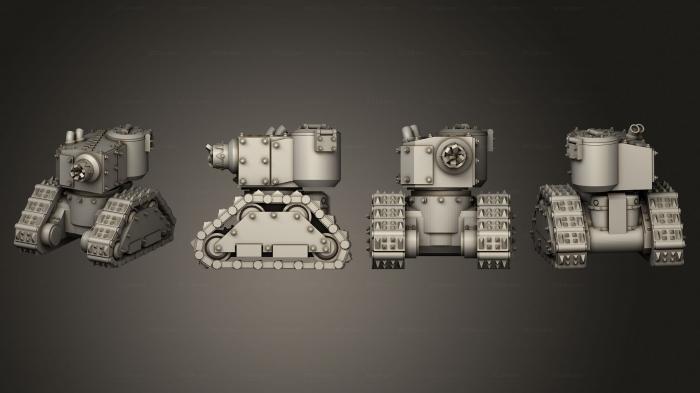 Vehicles (Mini tank C A Assault Gun 004, CARS_4479) 3D models for cnc