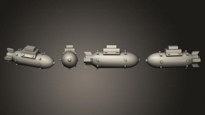 Автомобили и транспорт (Биты для оружия орков Bomm D, CARS_4520) 3D модель для ЧПУ станка