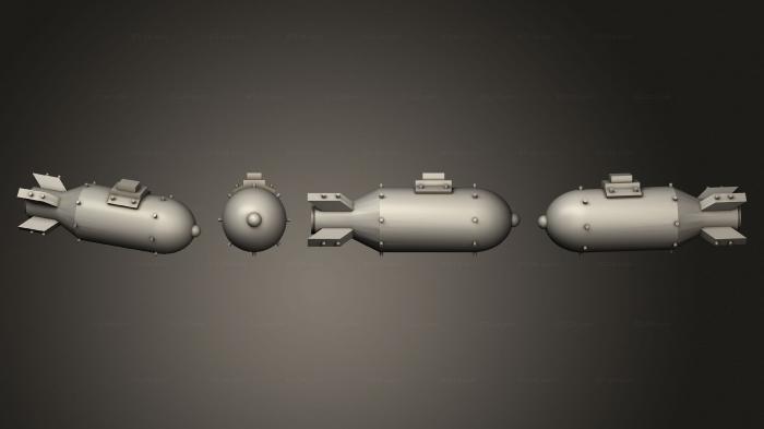 Автомобили и транспорт (Биты для оружия орков, бомбы, CARS_4521) 3D модель для ЧПУ станка
